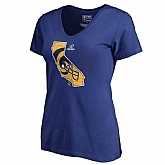 Women Rams Blue 2018 NFL Playoffs T-Shirt,baseball caps,new era cap wholesale,wholesale hats
